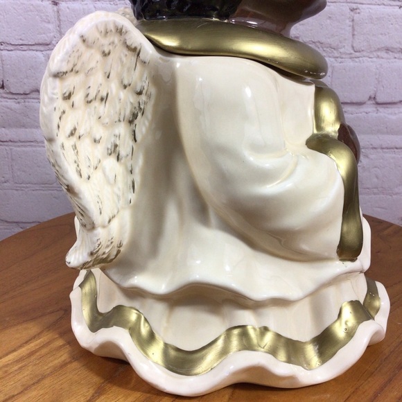 Vintage Jay Import Black Americana Angel Cookie Jar - Picture 8 of 15
